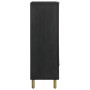 Aparador alto madera de ingeniería negro 60x33x100 cm de , Almacenamiento para CD y DVD - Ref: Foro24-4017678, Precio: 133,71...