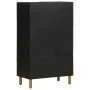 Aparador alto madera de ingeniería negro 60x33x100 cm de , Almacenamiento para CD y DVD - Ref: Foro24-4017678, Precio: 132,06...