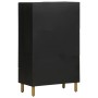 Aparador alto madera de ingeniería negro 60x33x100 cm de , Almacenamiento para CD y DVD - Ref: Foro24-4017678, Precio: 133,71...