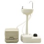 Set de inodoro 10+10L y lavabo portátil de camping 20L gris de vidaXL, Camping y senderismo - Ref: Foro24-93021, Precio: 238,...
