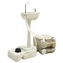 Set de inodoro 10+10L y lavabo portátil de camping 20L gris de vidaXL, Camping y senderismo - Ref: Foro24-93021, Precio: 238,...