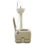 Set de inodoro 10+10L y lavabo portátil de camping 20L gris de vidaXL, Camping y senderismo - Ref: Foro24-93021, Precio: 238,...
