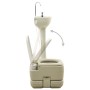 Set de inodoro 10+10L y lavabo portátil de camping 20L gris de vidaXL, Camping y senderismo - Ref: Foro24-93021, Precio: 238,...