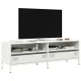 Mueble para TV acero laminado en frío blanco 135x39x43,5 cm de , Muebles TV - Ref: Foro24-851339, Precio: 132,83 €, Descuento: %