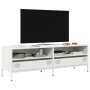 Mueble para TV acero laminado en frío blanco 135x39x43,5 cm de , Muebles TV - Ref: Foro24-851339, Precio: 134,56 €, Descuento: %