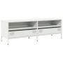 Mueble para TV acero laminado en frío blanco 135x39x43,5 cm de , Muebles TV - Ref: Foro24-851339, Precio: 134,56 €, Descuento: %