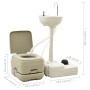 Set de inodoro 10+10L y lavabo portátil de camping 20L gris de vidaXL, Camping y senderismo - Ref: Foro24-93021, Precio: 238,...