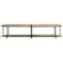 Mueble de TV madera maciza de mango rugosa 200x42x40 cm de , Almacenamiento para CD y DVD - Ref: Foro24-4013494, Precio: 131,...