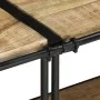Mueble de TV madera maciza de mango rugosa 200x42x40 cm de , Almacenamiento para CD y DVD - Ref: Foro24-4013494, Precio: 131,...