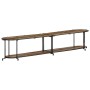 Mueble de TV madera maciza reciclada 200x42x40 cm de , Almacenamiento para CD y DVD - Ref: Foro24-4013496, Precio: 114,53 €, ...