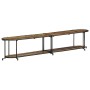 Mueble de TV madera maciza reciclada 200x42x40 cm de , Almacenamiento para CD y DVD - Ref: Foro24-4013496, Precio: 114,53 €, ...