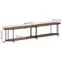 Mueble de TV madera maciza reciclada 200x42x40 cm de , Almacenamiento para CD y DVD - Ref: Foro24-4013496, Precio: 114,53 €, ...