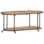 Mueble de TV madera maciza de acacia 100x42x40 cm de , Almacenamiento para CD y DVD - Ref: Foro24-4013489, Precio: 67,57 €, D...