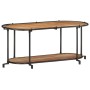 Mueble de TV madera maciza de acacia 100x42x40 cm de , Almacenamiento para CD y DVD - Ref: Foro24-4013489, Precio: 67,57 €, D...