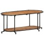 Mueble de TV madera maciza de acacia 100x42x40 cm de , Almacenamiento para CD y DVD - Ref: Foro24-4013489, Precio: 67,57 €, D...