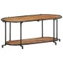 Mueble de TV madera maciza de acacia 100x42x40 cm de , Almacenamiento para CD y DVD - Ref: Foro24-4013489, Precio: 78,84 €, D...