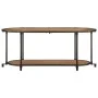 Mueble de TV madera maciza de acacia 100x42x40 cm de , Almacenamiento para CD y DVD - Ref: Foro24-4013489, Precio: 78,84 €, D...