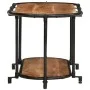 Massives TV-Möbel aus Akazienholz, 100x42x40 cm. von , CD- und DVD-Speicher - Ref: Foro24-4013489, Preis: 78,84 €, Rabatt: %