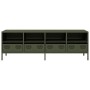 Mueble TV acero laminado en frío verde oliva 135x39x43,5 cm de , Muebles TV - Ref: Foro24-851332, Precio: 159,96 €, Descuento: %