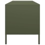 Mueble TV acero laminado en frío verde oliva 135x39x43,5 cm de , Muebles TV - Ref: Foro24-851332, Precio: 159,96 €, Descuento: %