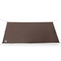 Lona de camping impermeable marrón 406x306 cm de , Tiendas de campaña - Ref: Foro24-4009598, Precio: 34,33 €, Descuento: %