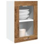 Armario vitrina colgante madera envejecida 40x31x60 cm de , Armarios de cocina - Ref: Foro24-856098, Precio: 47,58 €, Descuen...
