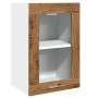 Armario vitrina colgante madera envejecida 40x31x60 cm de , Armarios de cocina - Ref: Foro24-856098, Precio: 47,58 €, Descuen...