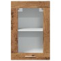 Armario vitrina colgante madera envejecida 40x31x60 cm de , Armarios de cocina - Ref: Foro24-856098, Precio: 47,58 €, Descuen...