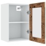 Armario vitrina colgante madera envejecida 40x31x60 cm de , Armarios de cocina - Ref: Foro24-856098, Precio: 47,58 €, Descuen...