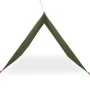 Lona de camping impermeable verde oliva 451x420 cm de , Tiendas de campaña - Ref: Foro24-4009603, Precio: 48,34 €, Descuento: %