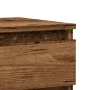 Mesita de noche madera ingeniería madera envejecida 40x35x50 cm de , Mesitas de noche - Ref: Foro24-857436, Precio: 52,55 €, ...