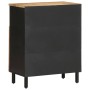 Aparador de madera maciza de mango rugosa 60x33,5x75 cm de , Almacenamiento para CD y DVD - Ref: Foro24-4018653, Precio: 108,...