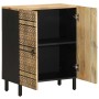 Aparador de madera maciza de mango rugosa 60x33,5x75 cm de , Taquillas y armarios de almacenamiento - Ref: Foro24-4018630, Pr...