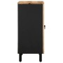 Aparador de madera maciza de mango rugosa 60x33,5x75 cm de , Taquillas y armarios de almacenamiento - Ref: Foro24-4018630, Pr...