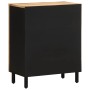 Aparador de madera maciza de mango rugosa 60x33,5x75 cm de , Taquillas y armarios de almacenamiento - Ref: Foro24-4018630, Pr...