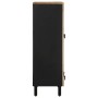 Aparador de madera maciza de mango rugosa 60x33,5x110 cm de , Almacenamiento para CD y DVD - Ref: Foro24-4018658, Precio: 151...