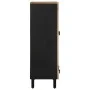 Solid rough mango wood sideboard 60x33.5x110 cm by , CD and DVD storage - Ref: Foro24-4018658, Price: 148,37 €, Discount: %