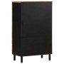 Aparador de madera maciza de mango rugosa 60x33,5x110 cm de , Almacenamiento para CD y DVD - Ref: Foro24-4018658, Precio: 151...