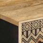 Aparador de madera maciza de mango rugosa 60x33,5x110 cm de , Almacenamiento para CD y DVD - Ref: Foro24-4018658, Precio: 151...