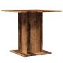 Mesa de comedor madera de ingeniería envejecida 80x80x75 cm de , Mesas de cocina y de comedor - Ref: Foro24-855810, Precio: 7...