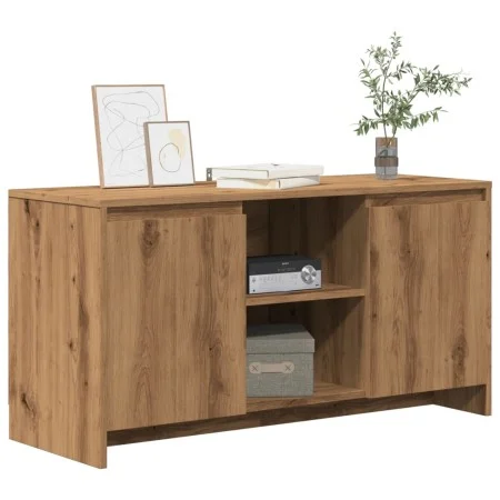 Mueble de TV madera ingeniería roble artesanal 102x37,5x52,5cm de , Muebles TV - Ref: Foro24-856783, Precio: 88,62 €, Descuen...
