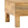 Mesa de centro de madera maciza de mango 110x55x35 cm en Mesas de centro | Comprar online en Foru.es