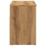 Banco zapatero madera de ingeniería roble artisan 80x30x45 cm de , Zapateros y organizadores de calzado - Ref: Foro24-856757,...