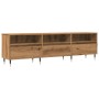 Mueble de TV madera de ingeniería roble artisan 150x30x44,5 cm de , Muebles TV - Ref: Foro24-857186, Precio: 122,51 €, Descue...
