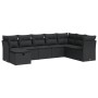 Set de sofás de jardín y cojines 8 piezas ratán sintético negro de , Conjuntos de jardín - Ref: Foro24-3325331, Precio: 530,3...