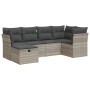 Set de sofás de jardín 6 pzas y cojines ratán sintético gris de , Conjuntos de jardín - Ref: Foro24-3325288, Precio: 399,26 €...