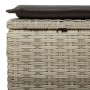 Set de sofás de jardín 6 pzas y cojines ratán sintético gris de , Conjuntos de jardín - Ref: Foro24-3325288, Precio: 399,26 €...
