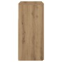 Aparador luces LED madera ingeniería roble artisan 80x35x75 cm de , Aparadores - Ref: Foro24-856362, Precio: 100,24 €, Descue...