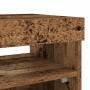 Mueble TV luces LED madera ingeniería envejecida 80x35x40 cm de , Muebles TV - Ref: Foro24-856357, Precio: 67,37 €, Descuento: %