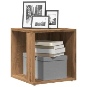 Mesa auxiliar de madera de ingeniería roble artisan 33x33x34 cm de , Mesas auxiliares - Ref: Foro24-856717, Precio: 31,44 €, ...